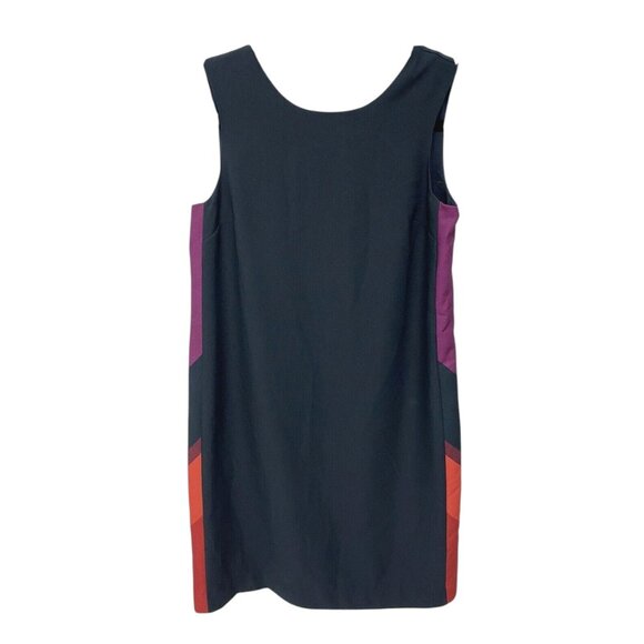 Banana Republic | NWOT Sleeveless Color Block Shift Dress in Navy Size 10 - Picture 1 of 11